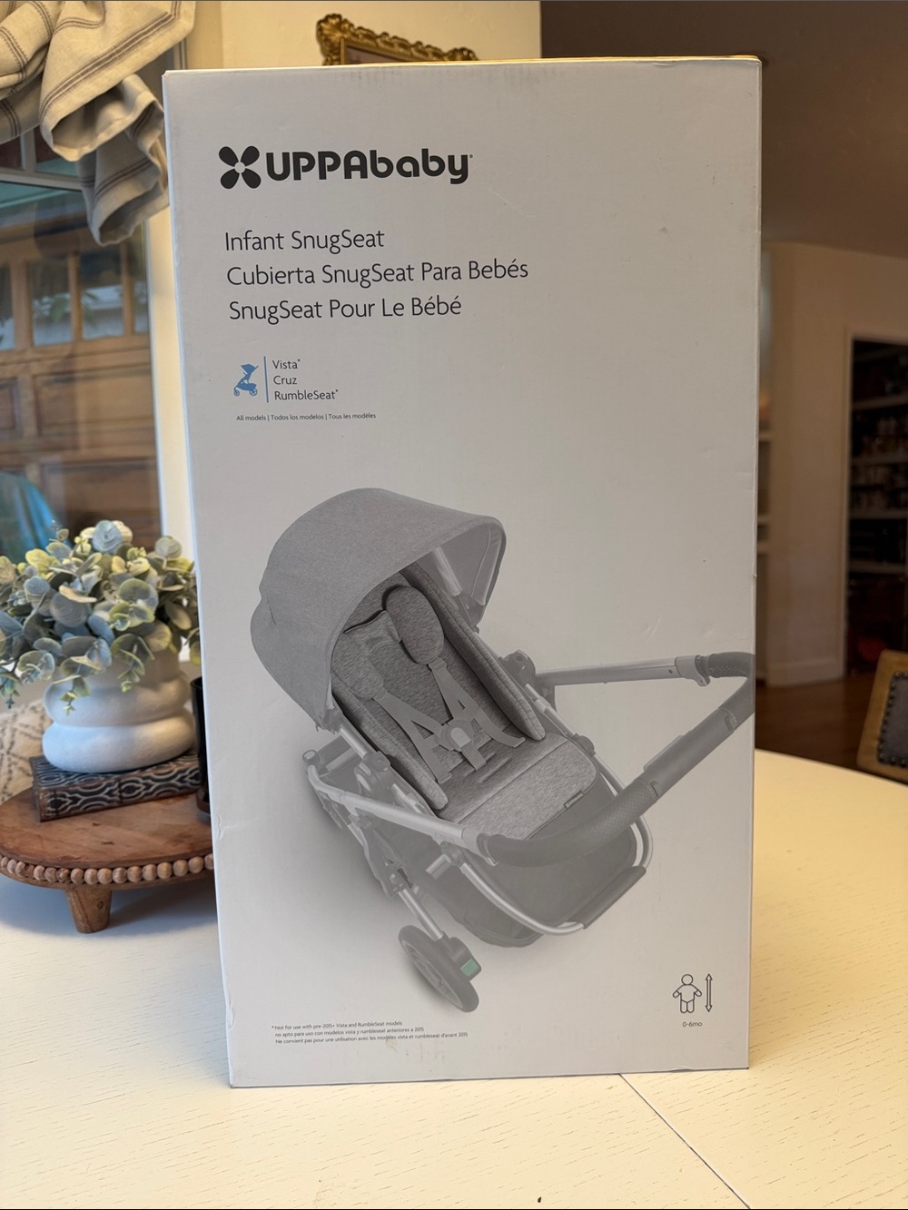 UPPAbaby Infant SnugSeat Cover in Gray